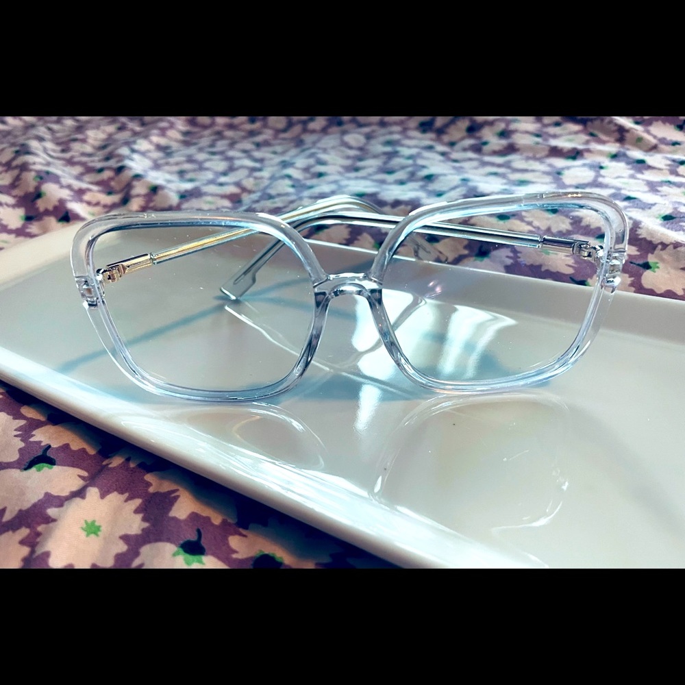 Nwot Oversized Blue Blocking Computer Glasses - image 3